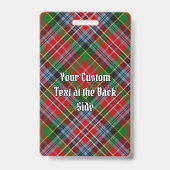 Badge de tartan du clan MacPherson (Arrière)