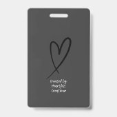 Badge de technicien de laboratoire (Arrière)