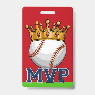 Badge de tour de cou MVP Baseball