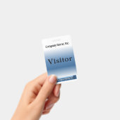 Badge de visiteur (Manuel / portable)
