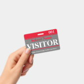 Badge de visiteur (Manuel / portable)