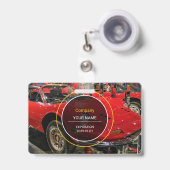 Badge de voiture de sport classique (Avant avec rétractable)