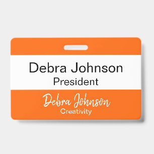Badge Debra Professional Classique Modernes Rayures de C