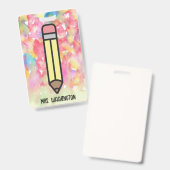 Badge d'école amusant (Avant & arrière)