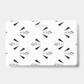 Badge Décoratif, Gris Charbon (Arrière)