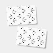 Badge Décoratif, Gris Charbon (Avant & arrière)