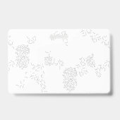 Badge Décoratif, Gris Clair (Arrière)