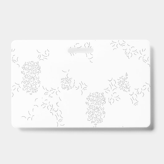 Badge Décoratif, Gris Clair (Avant)