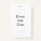 Badge Déesse de fée en pleine figure Thunder_Cove (Dos)