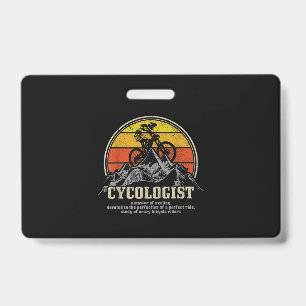 Badge Définition de Cycologue Drôle Vélo de Montagne MTB