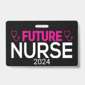 Badge Degré de soins infirmiers Chargement future infirm (Arrière)