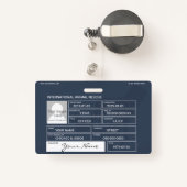 Badge Délivrance animale (Back with Retractable)