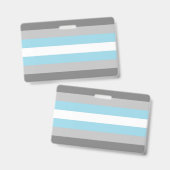 Badge DemiBoy Drapeau (Recto et verso)