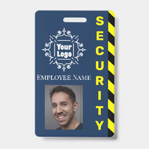Badge d'employé de la Garde de Sécurité Bleue Atte