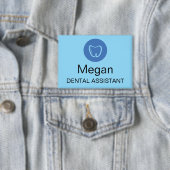 Badge Dental Assistant Modern Name Tag Professional  (Insitu)