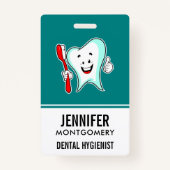 Badge Dental Care Happy Tooth (Dos)