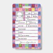 Badge Dentiste (Arrière)