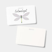 Badge d'entomologiste (Avant & arrière)