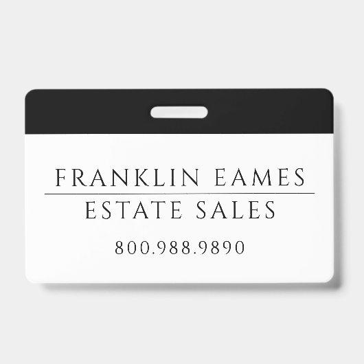 Badge d'entreprise (Face)