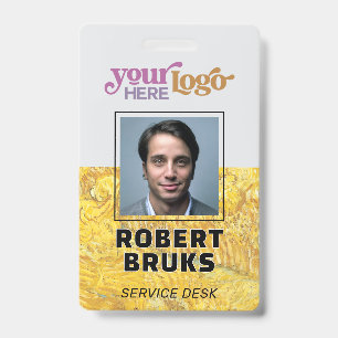 Badge d'entreprise personnalisé ID employé/événeme