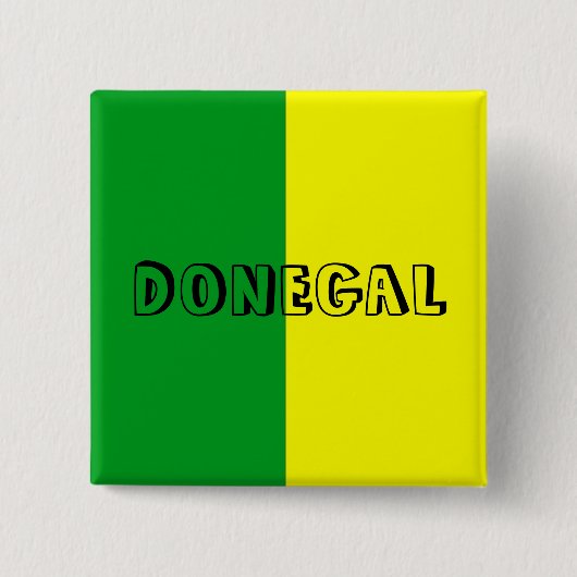 Badge d'épingle du Drapeau Donegal (Devant)