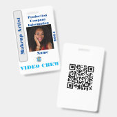 Badge d'équipage vidéo (Avant & arrière)