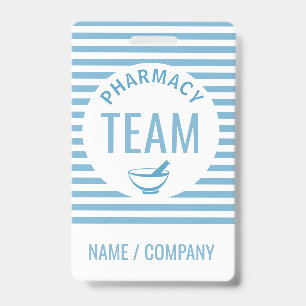 Badge d'équipe de pharmacie personnalisé Équipe