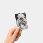 Badge Des colombes de mariage attendent les mariés (Handheld)