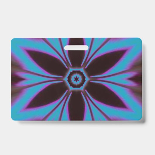 Badge design de mandala de fleurs (Avant)