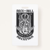 Badge Design Guitar Rock (Dos)