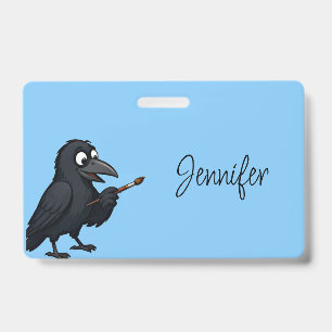 Badge Dessin animé d'artiste personnel personnalisé de c