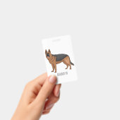 Badge dessin de berger allemand (Manuel / portable)