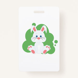 Badge Dessin de lapin de dessin