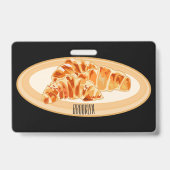 Badge Dessin du Croissant (Arrière)