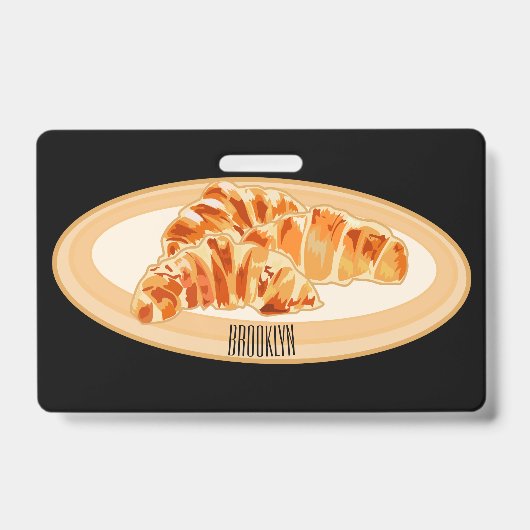 Badge Dessin du Croissant (Avant)