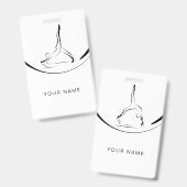Badge Deux postures Pilates sur le Reformer (Avant & arrière)