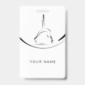 Badge Deux postures Pilates sur le Reformer (Arrière)