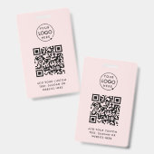 Badge d'événement Code QR | Badges de carte d'iden (Avant & arrière)