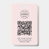Badge d'événement Code QR | Badges de carte d'iden (Avant)