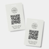 Badge d'événement Code QR | Badges de carte d'iden (Avant & arrière)