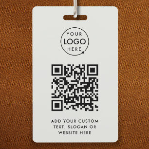 Badge d'événement Code QR   Badges de carte d'iden