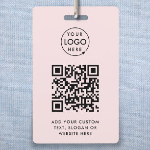 Badge d'événement Code QR Badges de carte d'iden