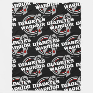 Badge...Diabetes Fleece Blanket