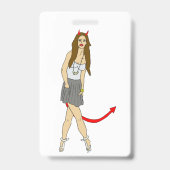 Badge diablesse (Arrière)