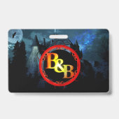 Badge d'ID d'enquêteur Fortean personnalisable (Dos)