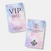 badge d'ID d'événement vip de dessin de l'accès co (Avant & arrière)