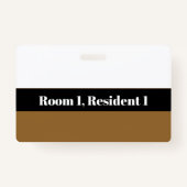 Badge d'ID du gestionnaire (Dos)