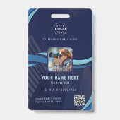 Badge d'ID personnalisé de haute qualité pour un a (Avant)