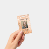 Badge d'ID photo de l'employé de la Parties scinti (Manuel / portable)