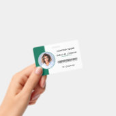 Badge d'ID photo d'employé de l'entreprise (À main)